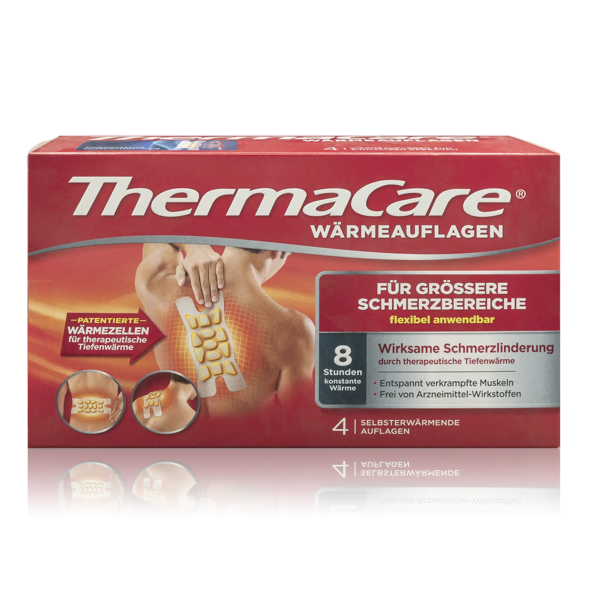 ThermaCare Heat Pad Wärmeauflagen für grössere Schmerzbereiche (4 St.) - ROTE.PLACE