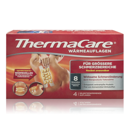 ThermaCare Heat Pad Wärmeauflagen für grössere Schmerzbereiche (4 St.) - ROTE.PLACE