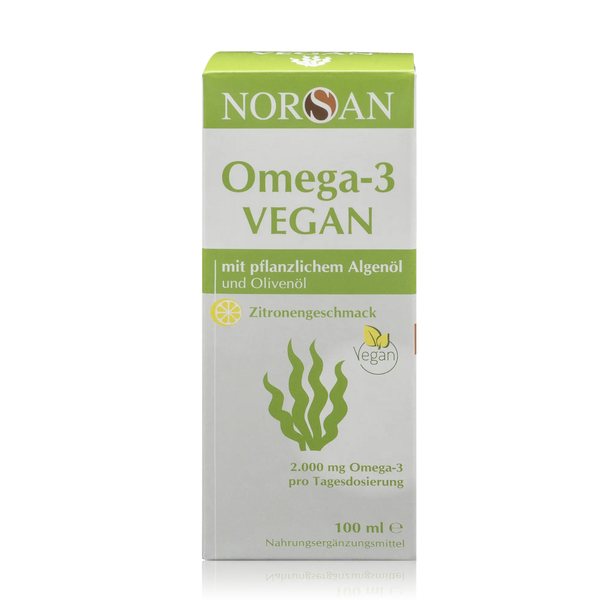 Norsan Omega-3 Algenöl Vegan - 100 ml - Vorderansicht