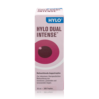 Hylo Augentropfen Dual Intense zur intensiven Befeuchtung - Ohne Konservierungsmittel (10ml) - ROTE.PLACE