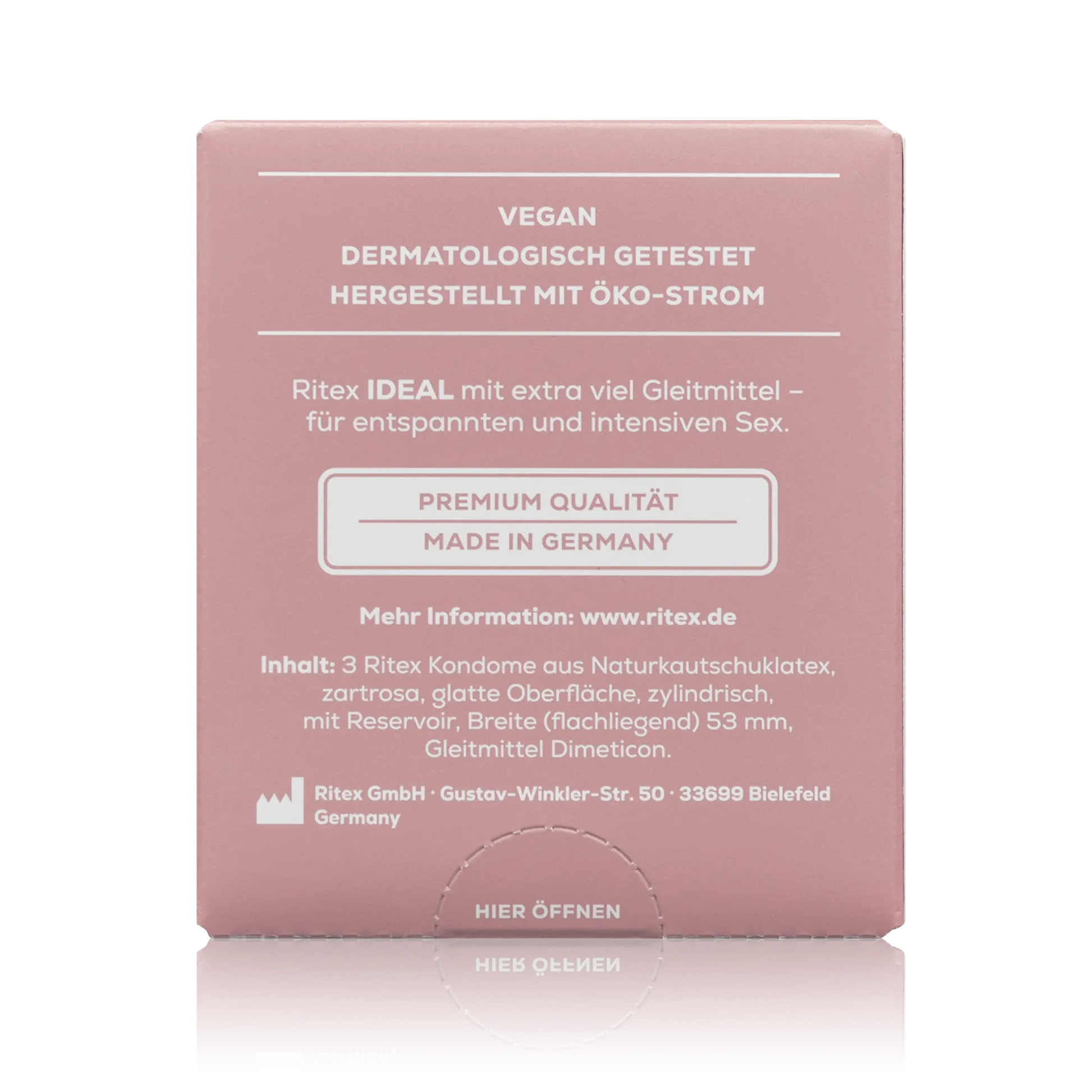 Ritex Kondome Ideal Extra Feucht Premium (3 St.) - ROTE PLACE