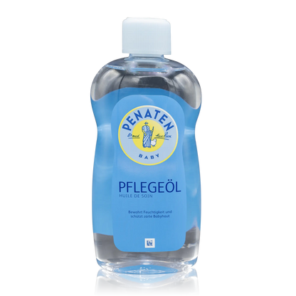 Penaten Baby Pflegeöl - Bewahrt Feuchtigkeit und schützt zarte Babyhaut (500ml)