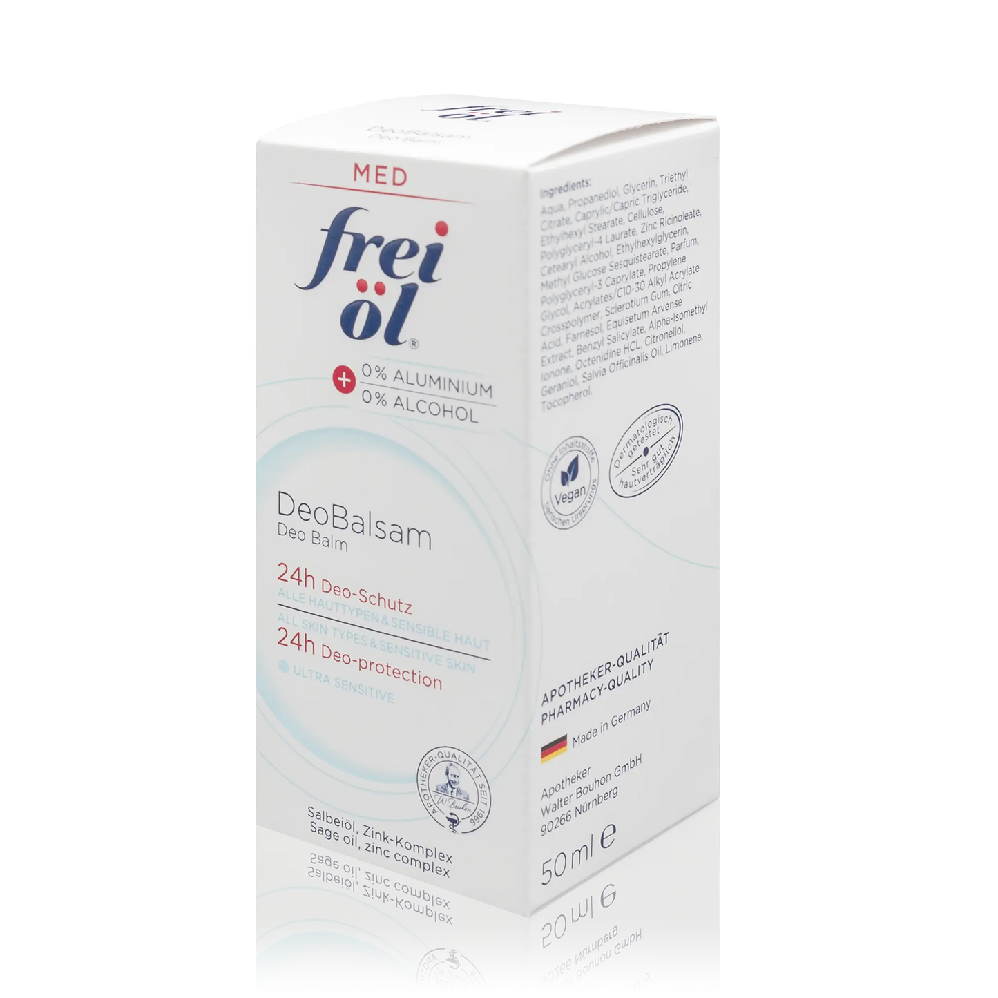 Frei öl Deo Balsam - 24h Deo Schutz - Ultra Sensitive (50ml)