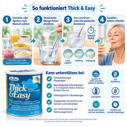 Thick & Easy Instant Andickungspulver - So funktioniert es
