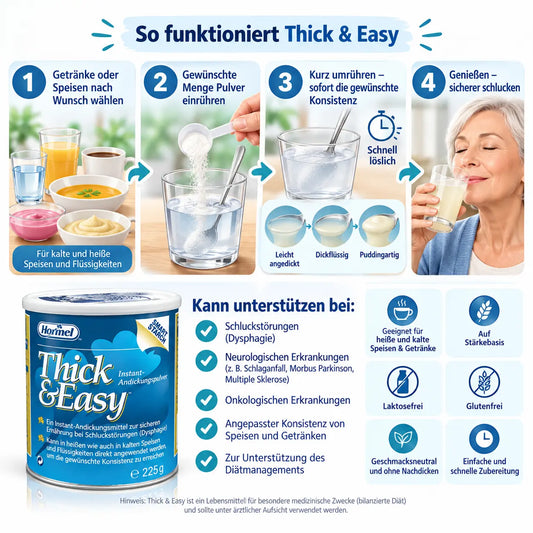 Thick & Easy Instant Andickungspulver - So funktioniert es