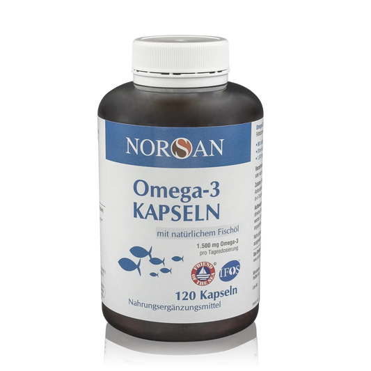 Norsan Fischöl Omega-3 Kapseln mit natürlichem Öl (120 St.)