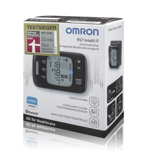 Omron RS7 Intelli IT - Automatisches Handgelenk-Blutdruckmessgerät (1 St.) - PZN: 13967100 - ROTE.PLACE