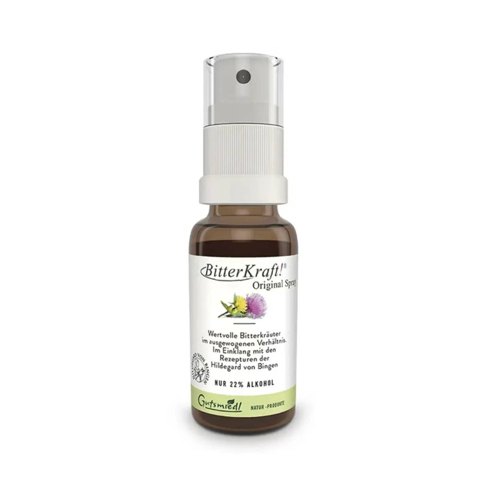 Bitterkraft Original Spray - Wertvolle Bitterkräuter - Bio zertifiziert- Hergestellt in Deutschland (20ml) - ROTE.PLACE
