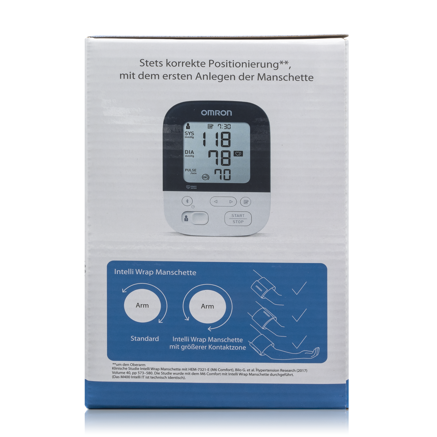 Omron M400 Intelli IT - Automatisches Oberarm-Blutdruckmessgerät (1 St.) - PZN: 15423396 - ROTE.PLACE