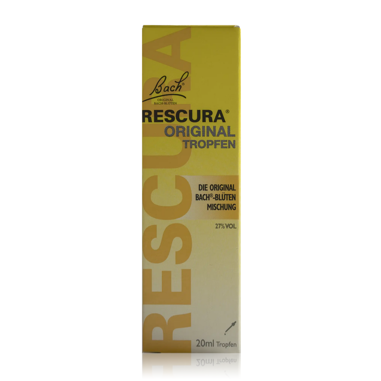 Bachblüten Original Rescura Tropfen mit Alkohol 20 ml - Vorderansicht