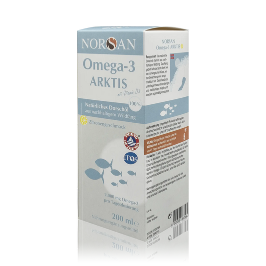 Norsan Omega-3 Arktis mit Vitamin D3 und Zitronengeschmack (200ml)