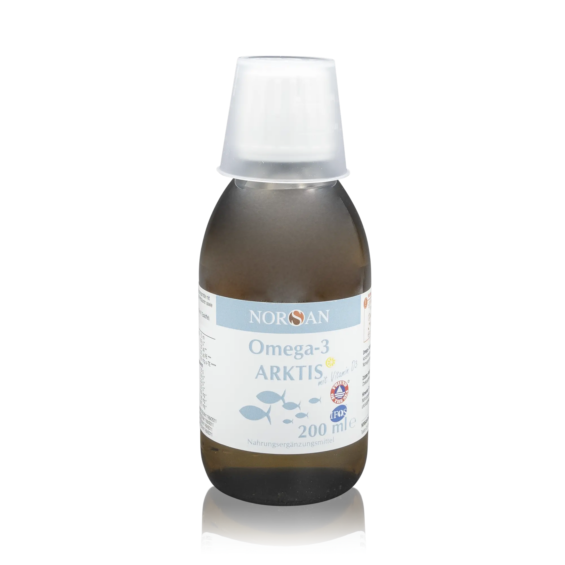 Norsan Omega-3 Arktis mit Vitamin D3 und Zitronengeschmack (200ml) - ROTE.PLACE
