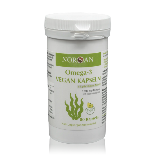 Norsan Algenöl Omega-3 Vegan Kapseln (80 St.)
