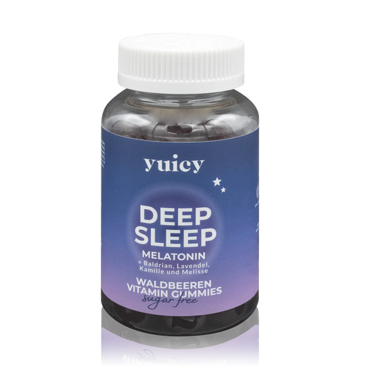 Yuicy Deep Sleep Melatonin Waldbeeren Vitamin Fruchtgummis - zuckerfrei (60 St.) - ROTE.PLACE