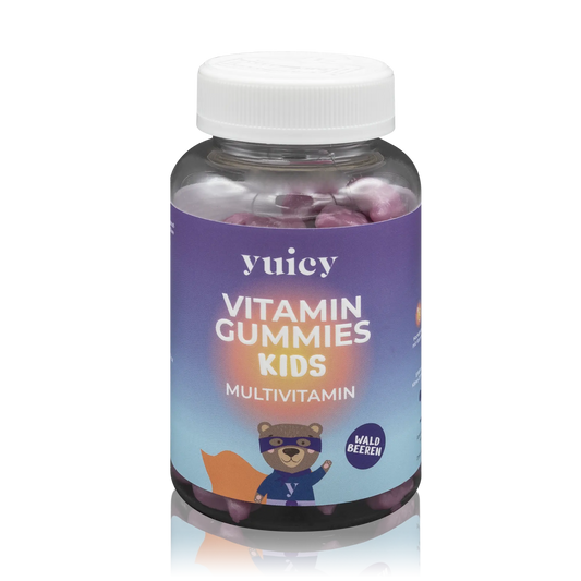 Yuicy Vitamin Fruchtgummis Kids Multivitamin für Kinder (60 St.) - ROTE.PLACE
