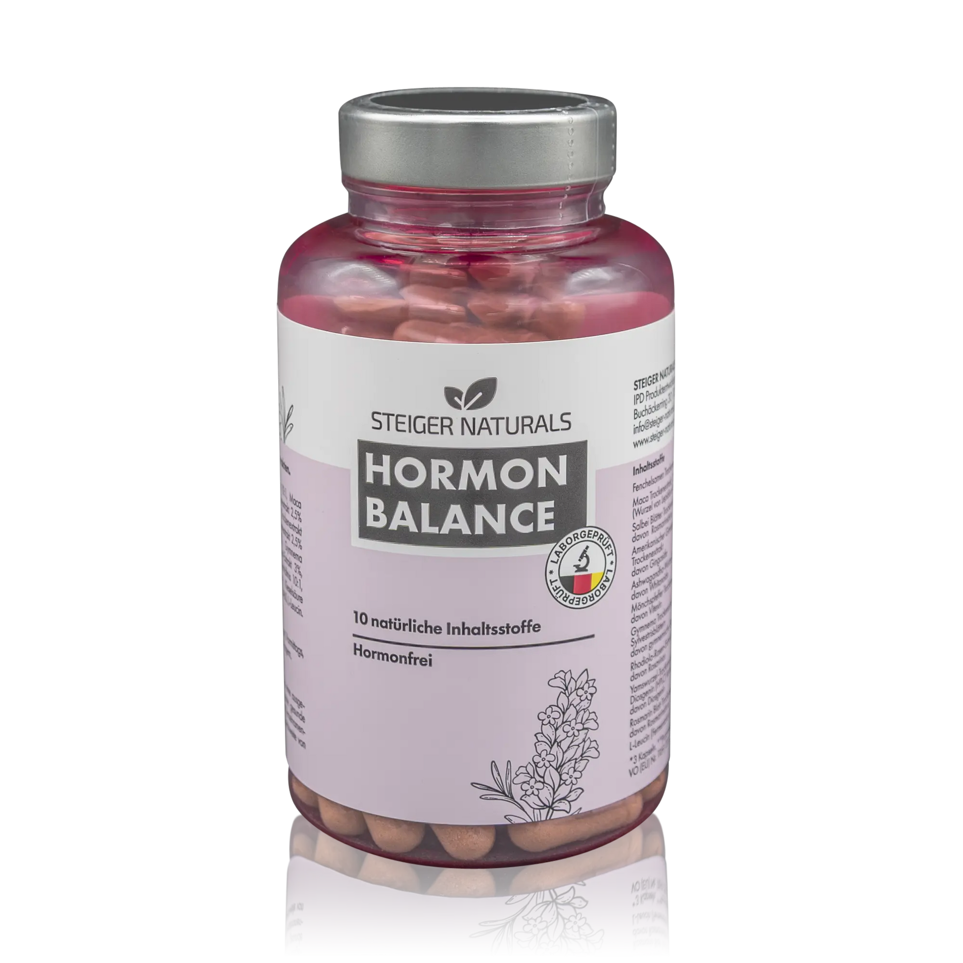 Steiger Naturals Hormon Balance 90 Kapseln - Vorderansicht