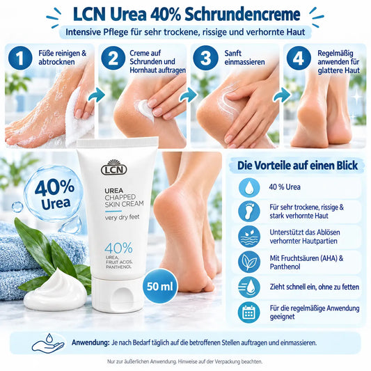 LCN Urea 40% Schrundencreme - 50 ml - Illustration
