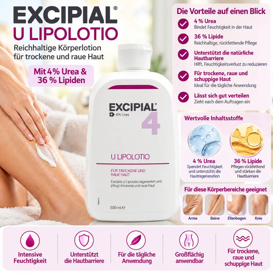 Excipial 4% Urea U Lipolotio - 500 ml - Illustration