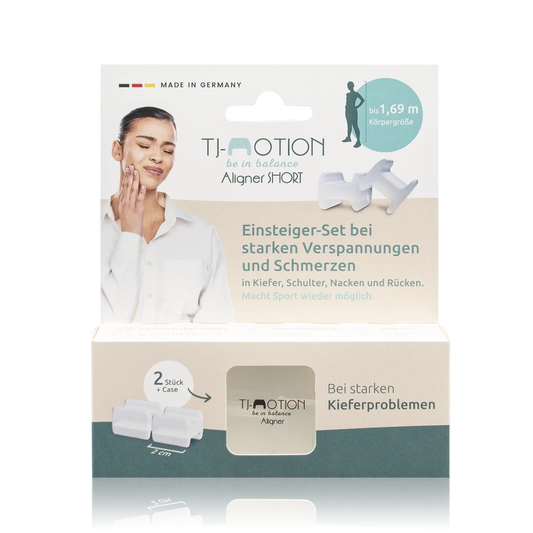 TJ-Motion be in balance Aligner SHORT – Einsteiger-Set bei starken Verspannungen im Kieferbereich - bis 1,69m Körpergröße (1 St.)