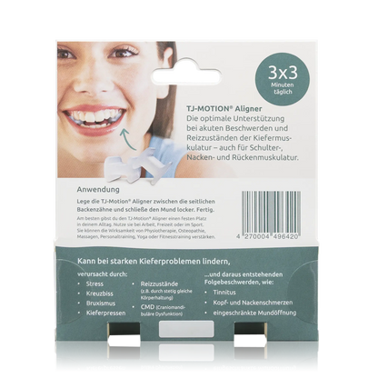 TJ-Motion be in balance Aligner - ab 1,70m Körpergröße - 1 Stück - Rückseitenansicht mit Barcode