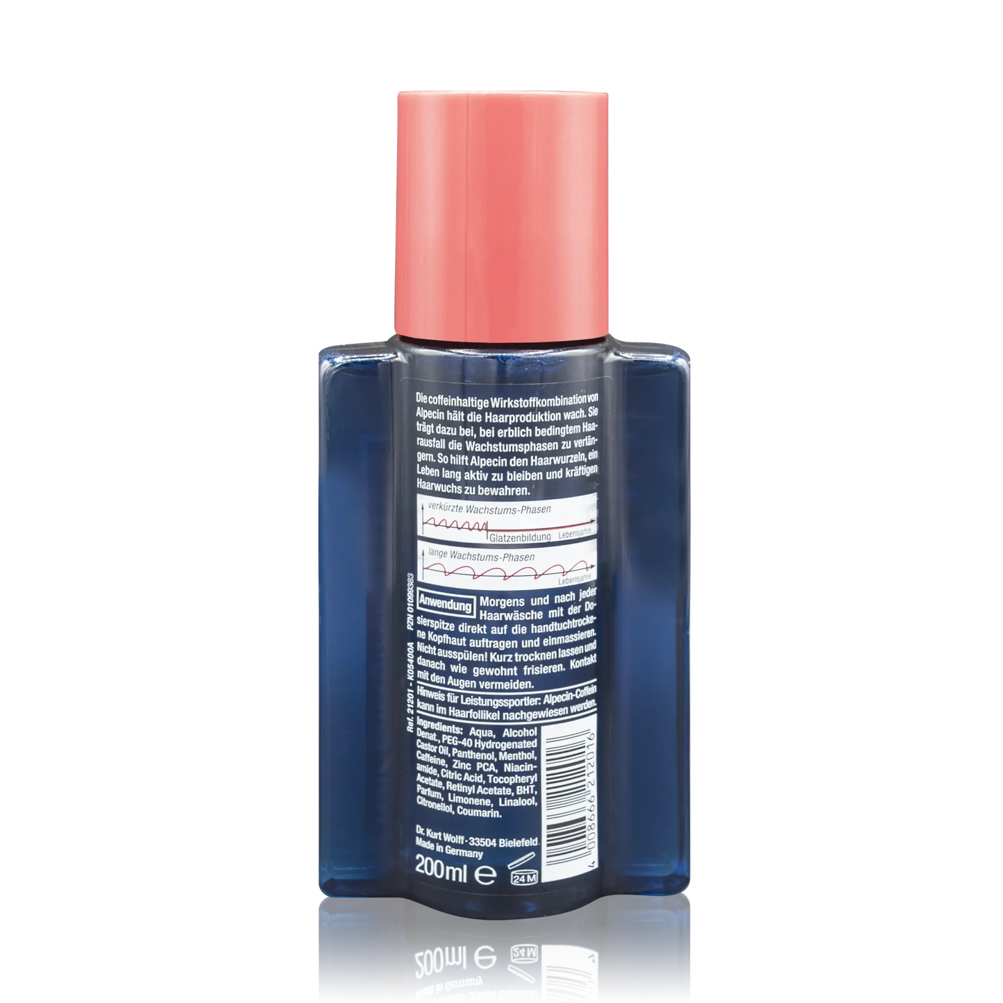 Alpecin Coffein Liquid Hair Energizer - Stärkt die Haarwurzel und beugt Haarausfall vor (200ml) - ROTE PLACE