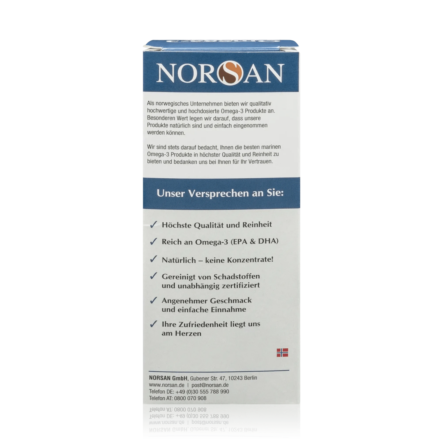 Norsan Omega 3 Total mit natürlichem Fischöl und Olivenöl - Natürlicher Geschmack (200ml) - ROTE.PLACE