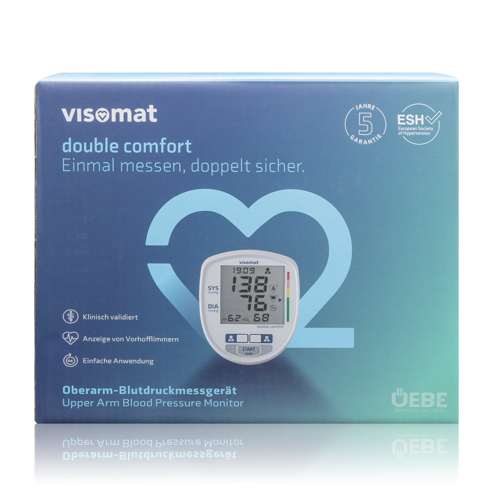 Visomat Double Comfort Oberarm-Blutdruckmessgerät (1 St.) - PZN: 7387350 - RoTe Place