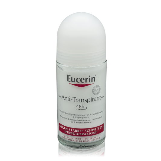 Eucerin Anti-Transpirant 48h gegen starkes Schwitzen - Roll-On (50ml) - PZN: 9284370 - RoTe Place